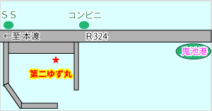 鬼池の地図